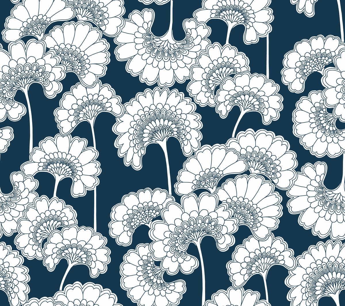 Florence Broadhurst Japanese Floral Wallpaper - SAMPLE ONLY