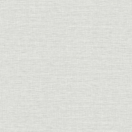 Simply Farmhouse Silk Linen Weave Wallpaper - Gray