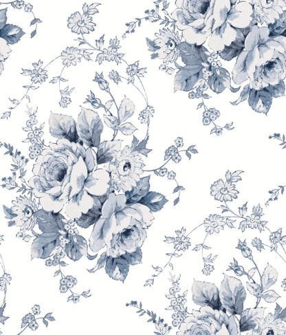 Simply Farmhouse Heritage Rose Wallpaper - SAMPLE