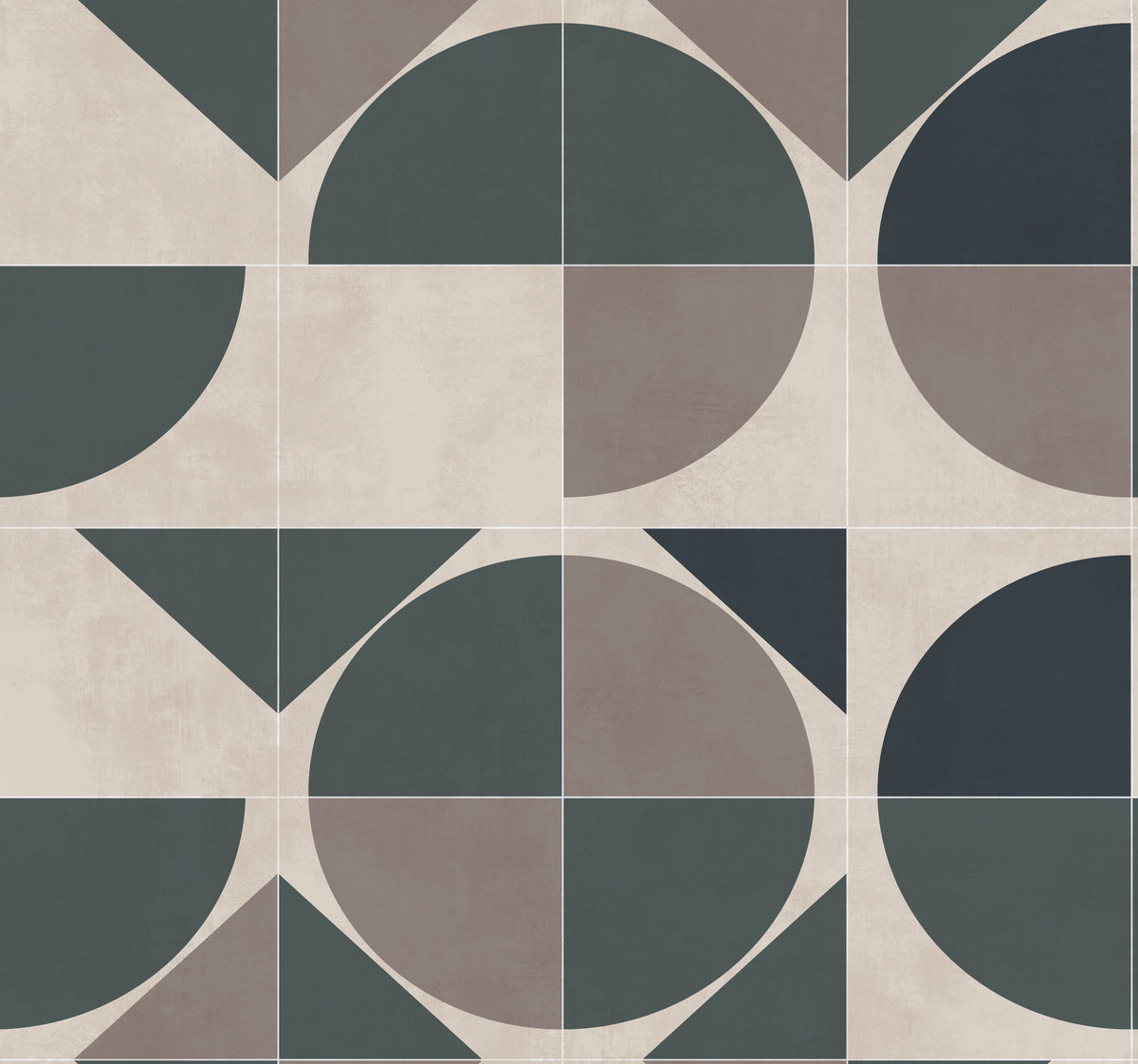 Radius Geometric Wallpaper - SAMPLE ONLY