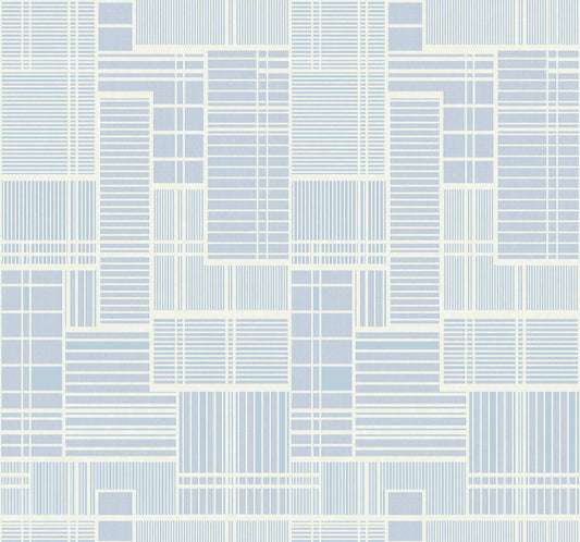 Remodel Geometric Wallpaper - Blue