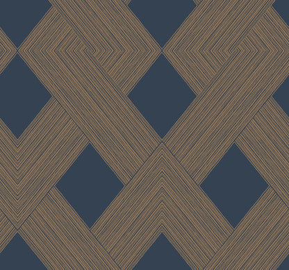 Beveled Edge Geometric Wallpaper - SAMPLE ONLY