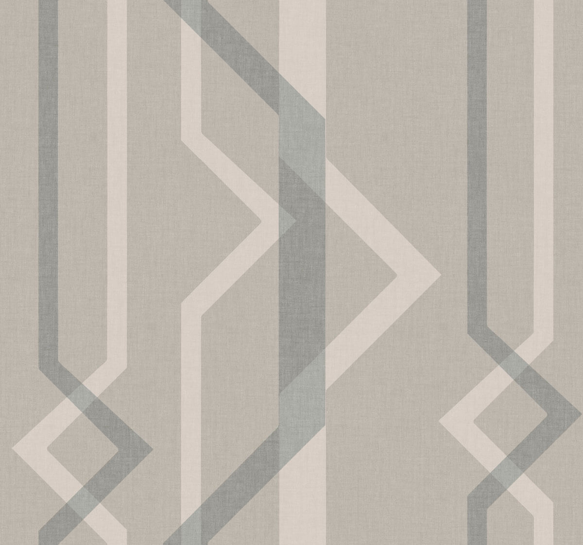 Shape Shifter Geometric Wallpaper - Beige