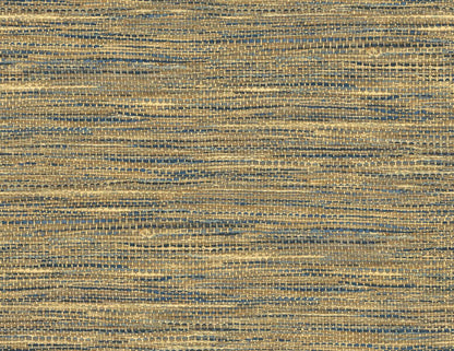 Seabrook Japandi Style Rina Wallpaper - Honey & Navy