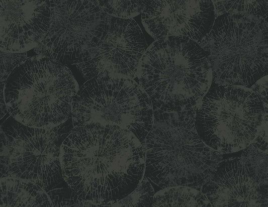 Seabrook Japandi Style Eren Wallpaper - Rich Onyx