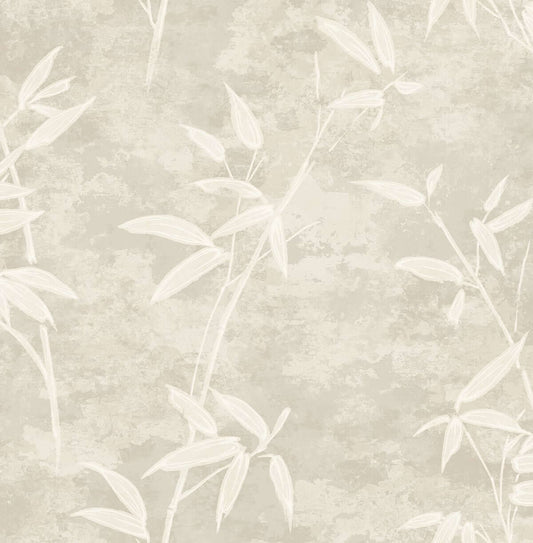 Seabrook Japandi Style Honshu Bamboo Wallpaper - Warmstone