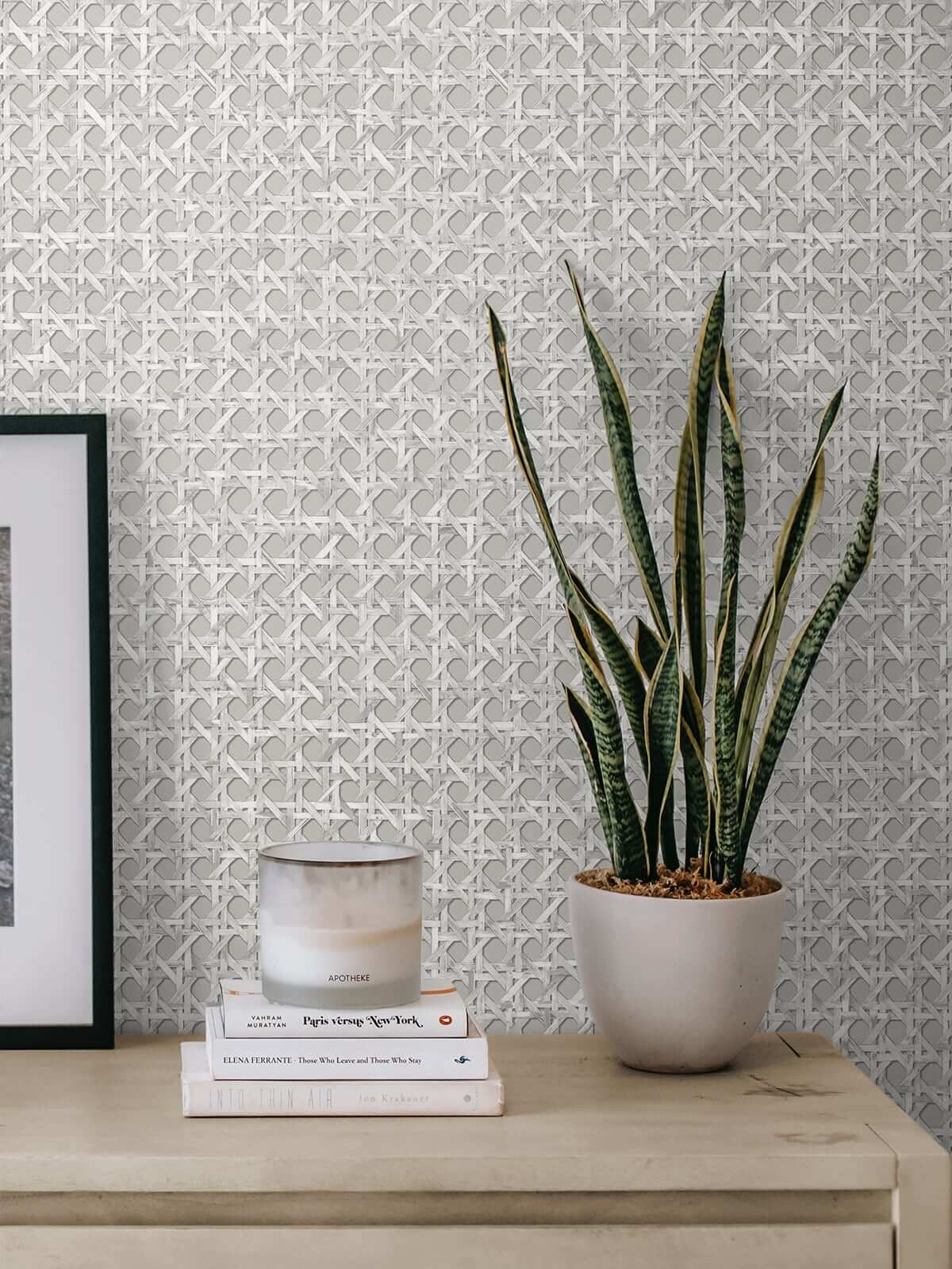 Seabrook Japandi Style Mika Wallpaper - Harbor Grey