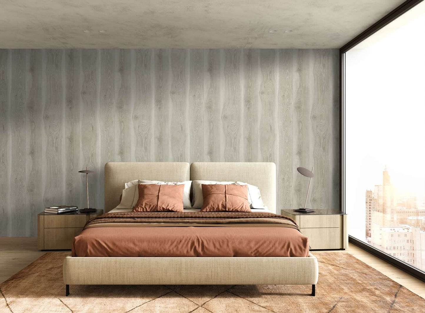 Seabrook Japandi Style Kieri Wallpaper - Cove Grey