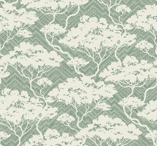 Seabrook Japandi Style Nara Wallpaper - Sage