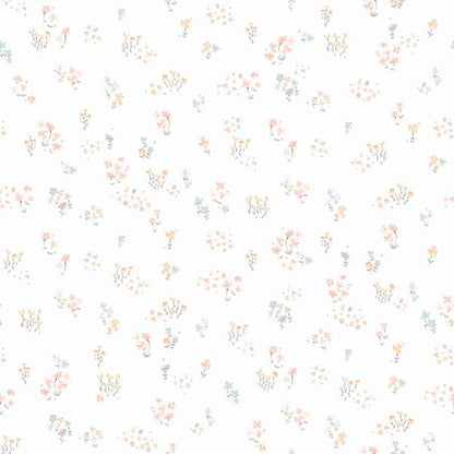 Watercolor Floral Bouquet Wallpaper - SAMPLE ONLY