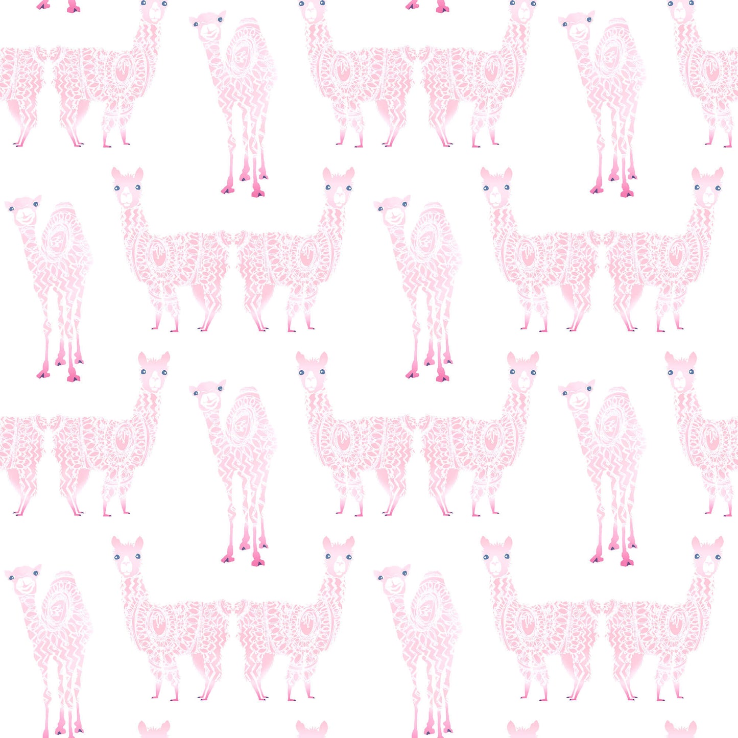 KI0556 Alpaca Pack Wallpaper York White Pink