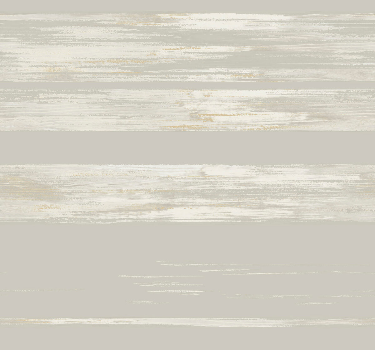 Ronald Redding 24 Karat Horizontal Dry Brush Wallpaper - Grey