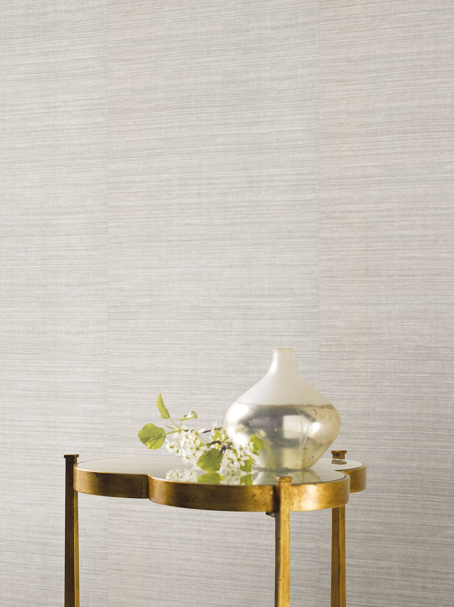 Ronald Redding 24 Karat Silk Elegance Wallpaper - Off White