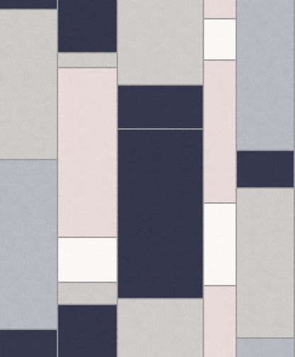 Mondrian De Stijl Geometric Wallpaper - SAMPLE