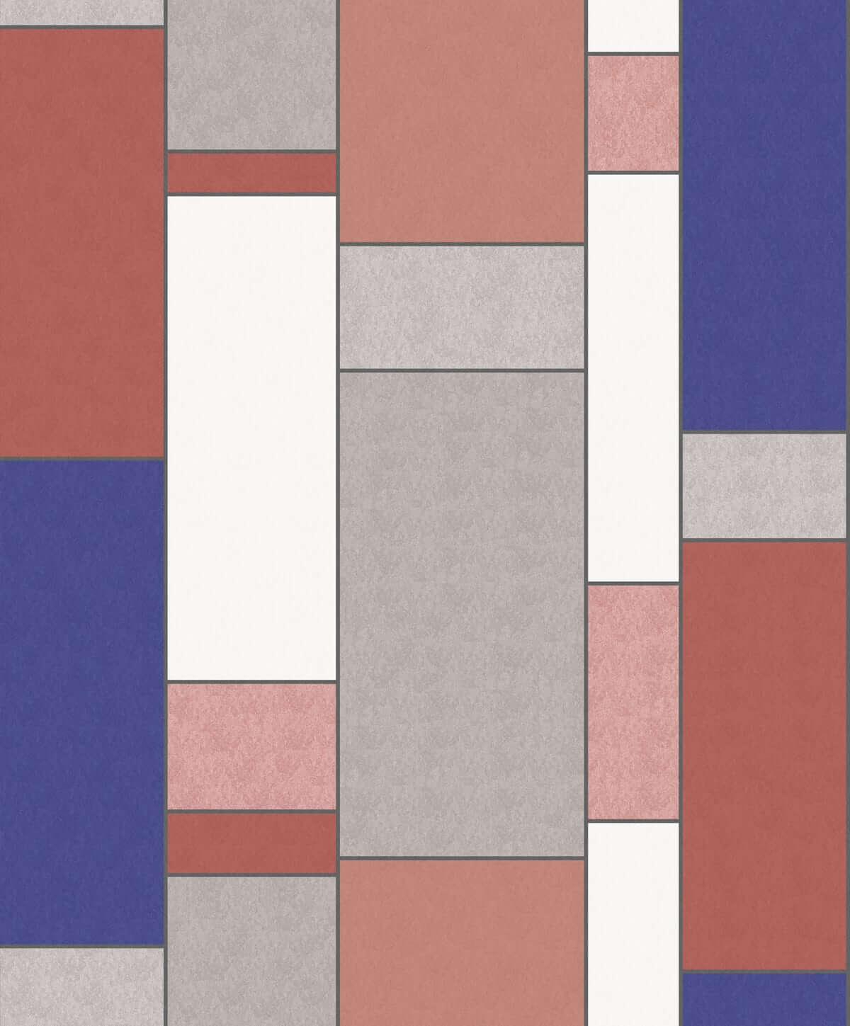 Mondrian De Stijl Geometric Wallpaper - SAMPLE