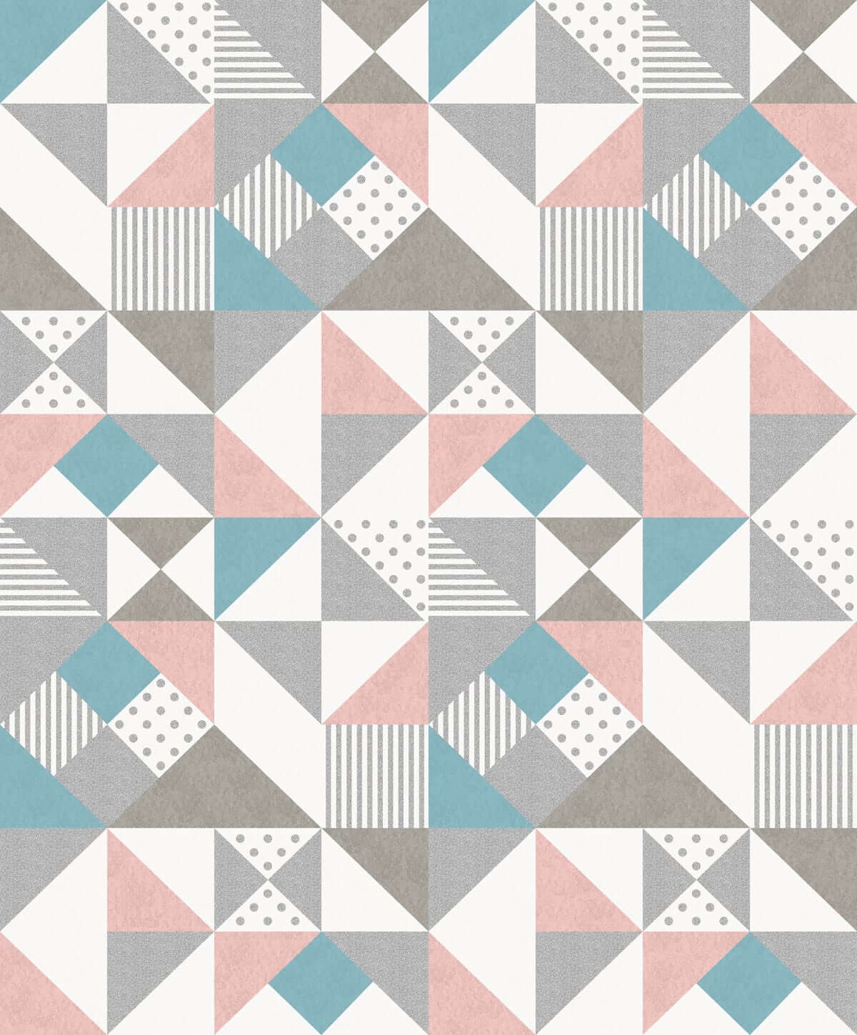 Mondrian Lozenge Geometric Wallpaper - SAMPLE
