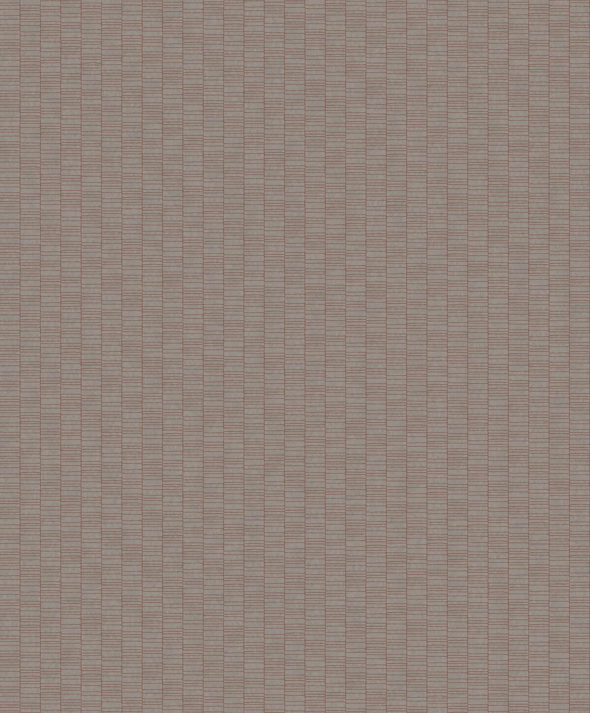 Mondrian Deco Spliced Stripe Wallpaper - Warm Graphite