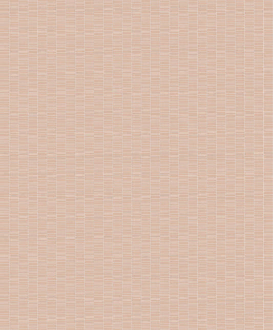 Mondrian Deco Spliced Stripe Wallpaper - Pastel Pink