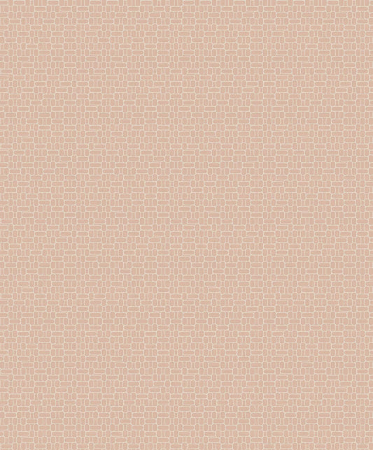 Mondrian Capsule Geometric Wallpaper - Pastel Pink