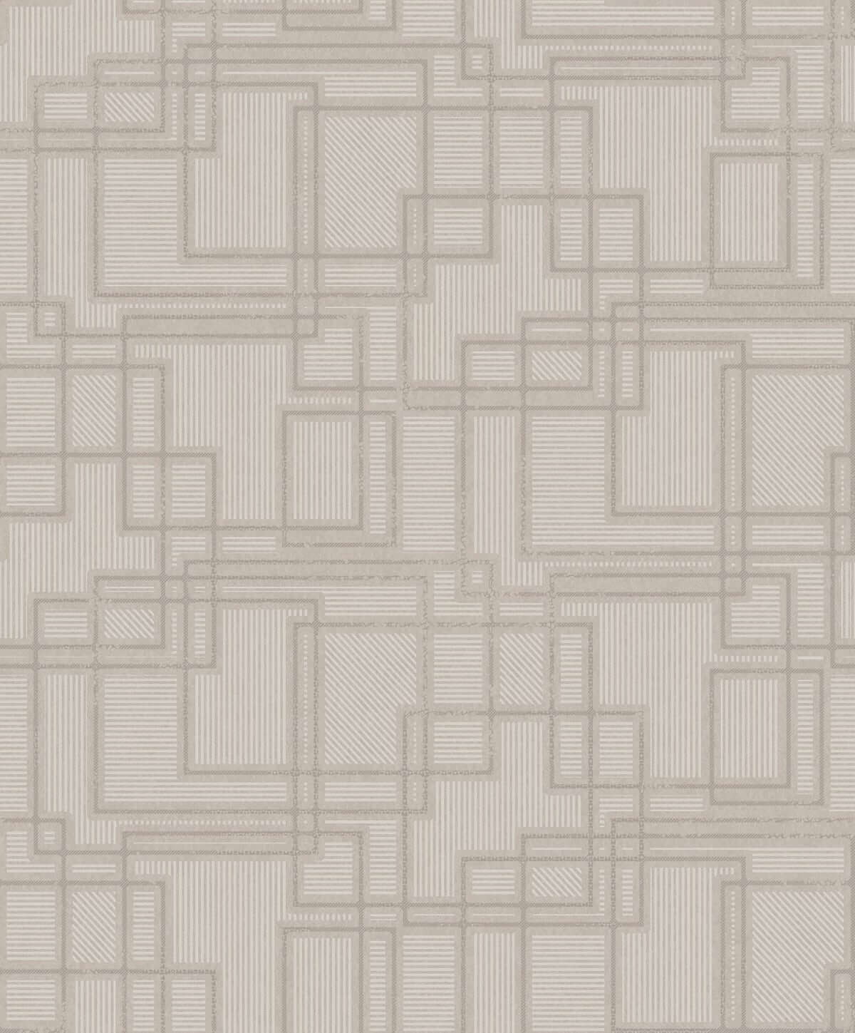 Mondrian Bauhaus Cityscape Wallpaper - SAMPLE