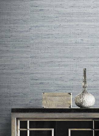 Lillian August Faux Weave Peel & Stick Wallpaper - Skylight Blue – US ...