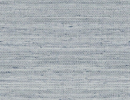 Lillian August Faux Weave Peel & Stick Wallpaper - Skylight Blue