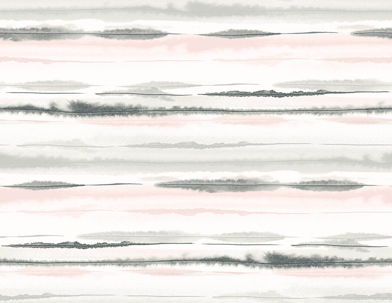 Lillian August Horizon Stripe Peel & Stick Wallpaper - Pink Sunset