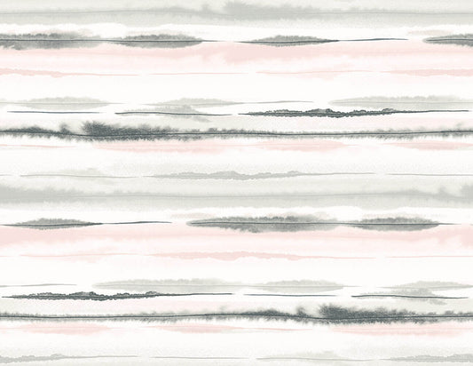 Lillian August Luxe Haven Horizon Stripe Wallpaper - SAMPLE