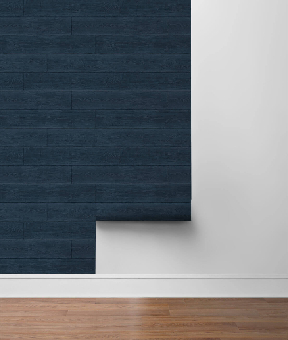 Denim Blue Faux Sack Grasscloth Textured Vertical Lines Modern Wallpaper  Roll 3D - Etsy