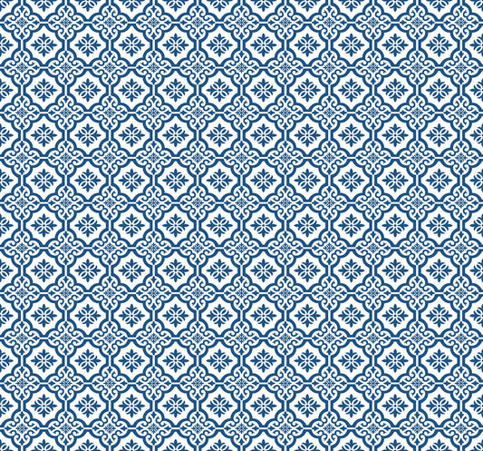 Beach House Coastal Tile Wallpaper - SAMPLE