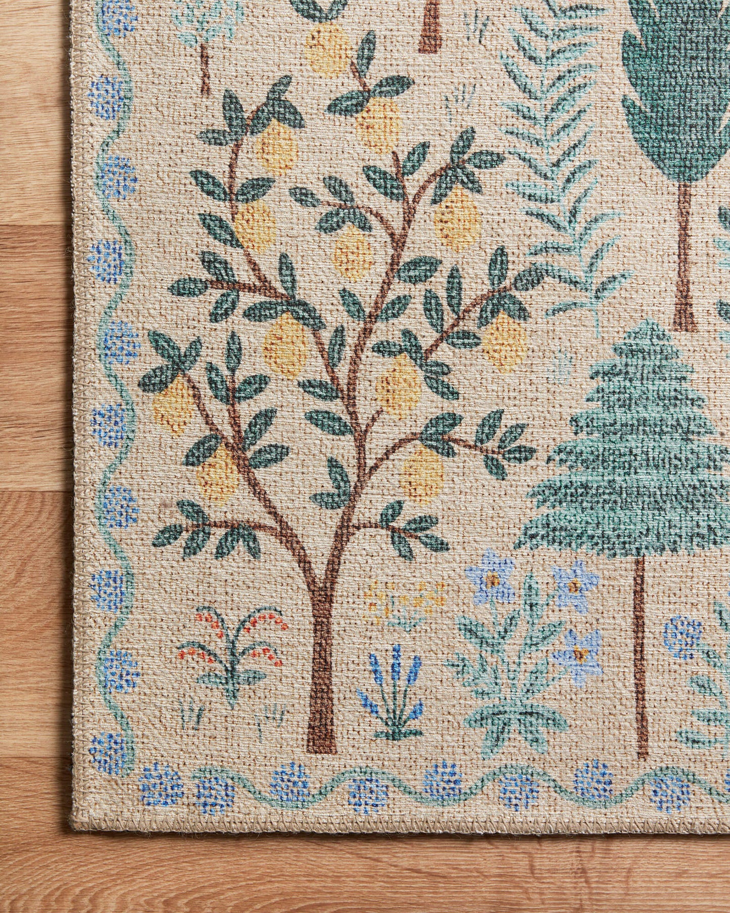 Rifle Paper Co. x Loloi Menagerie Forest Rug - Cream