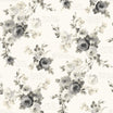 MH1524 Magnolia Home Heirloom Rose Wallpaper - Gray/White – US Wall Decor