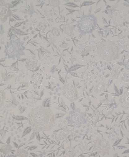 Missoni Home Oriental Garden Wallpaper - Silver & Gray