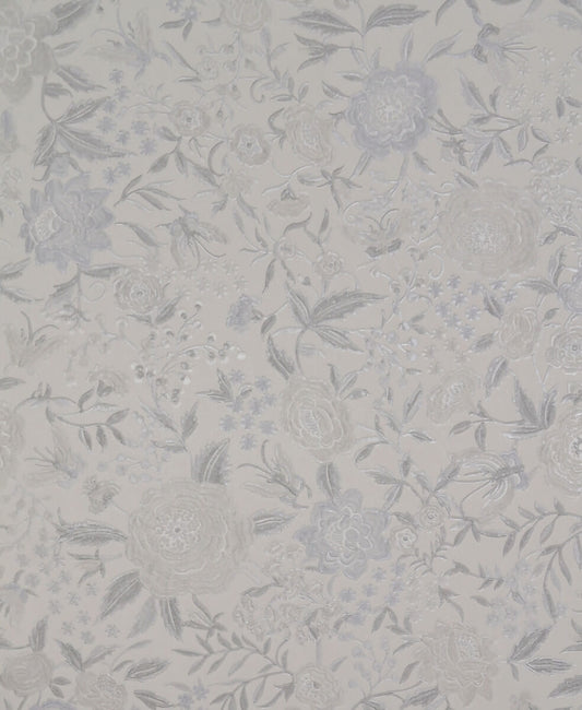 Missoni Home Oriental Garden Wallpaper - Silver & Gray