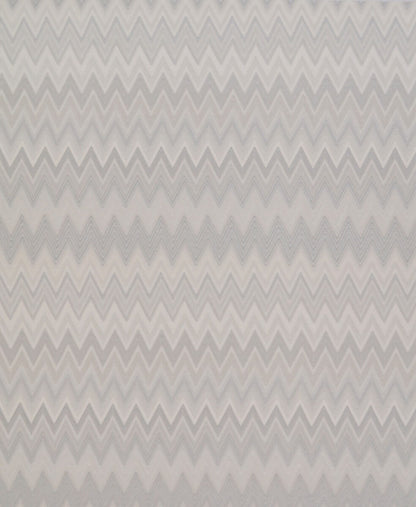 Missoni Home Zig Zag Multicolore Wallpaper - Silver/Warm Grey
