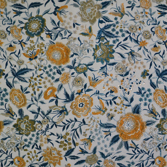 Missoni Home Oriental Garden Wallpaper - Blues