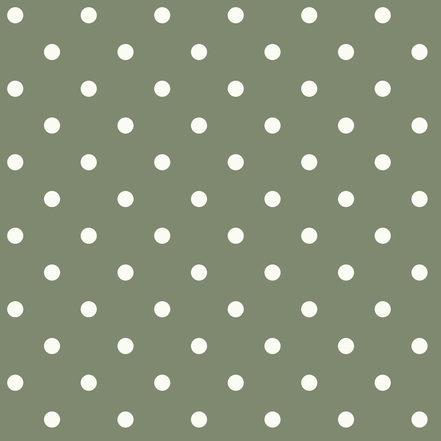 green polka dots