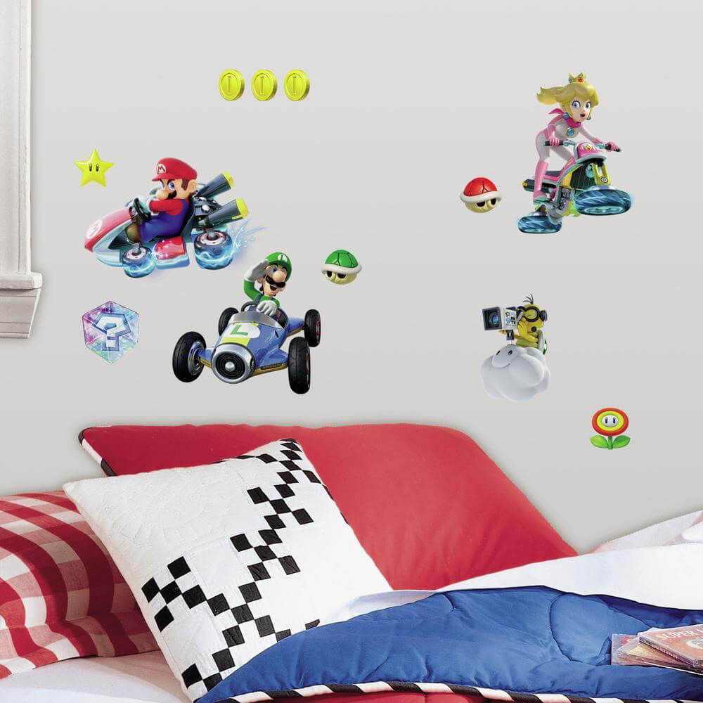 Mario Kart 8 Peel and Stick Wall Decals