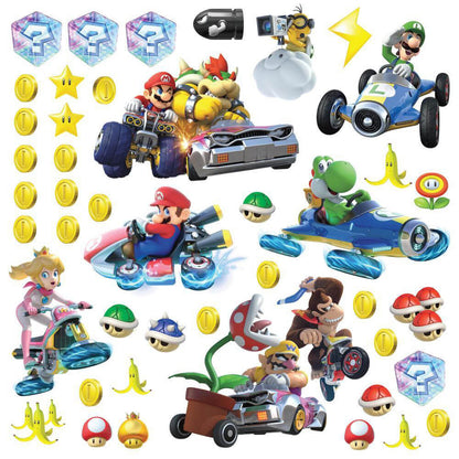 Mario Kart 8 Peel and Stick Wall Stickers