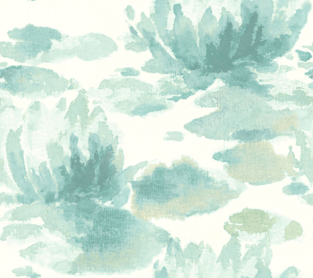 Candice Olson Botanical Dreams Water Lily Wallpaper - Blue