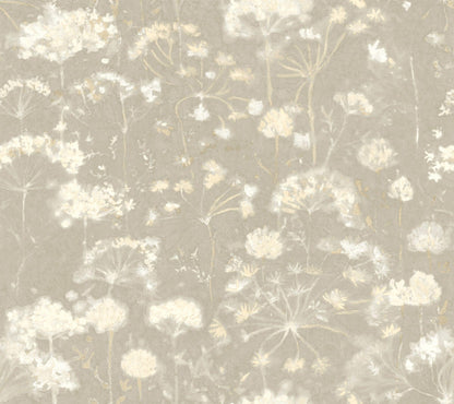 Candice Olson Botanical Fantasy Wallpaper - Warm Grey