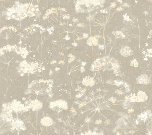 Candice Olson Botanical Dreams Fantasy Wallpaper - Warm Grey