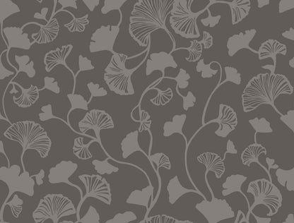 Candice Olson Botanical Dreams Gingko Trail Wallpaper - Black