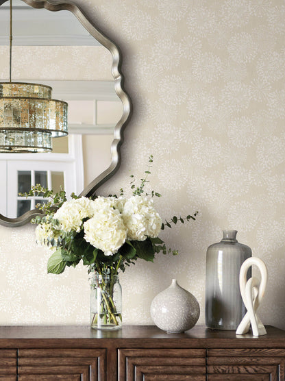 Candice Olson Botanical Dreams Grandeur Wallpaper - White