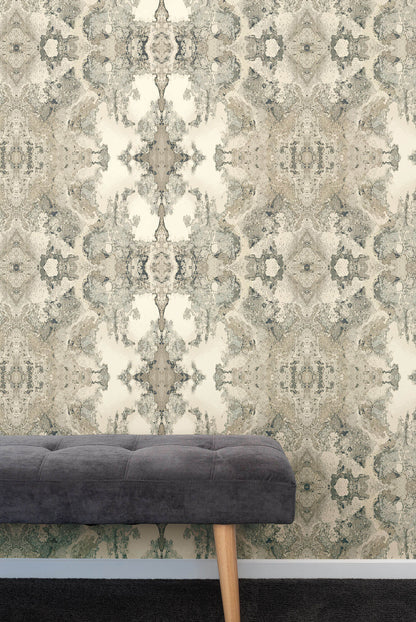 Candice Olson Botanical Dreams Inner Beauty Wallpaper - Grey
