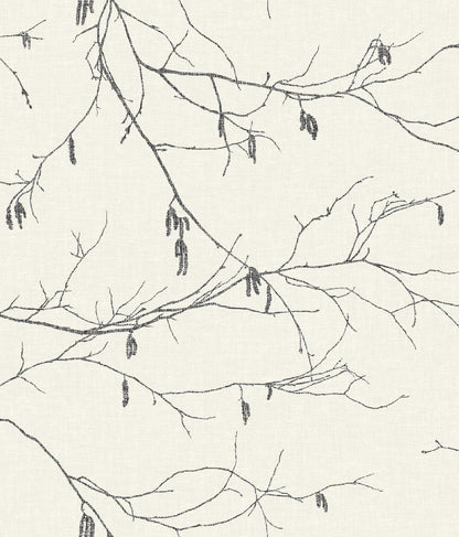 NR1524 Norlander Winter Branches Wallpaper White