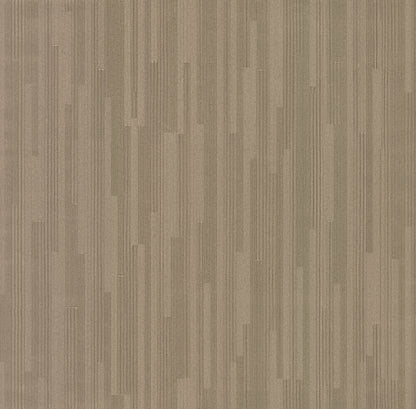 Modern Heritage Vertical Plumb Wallpaper - Soft Gold