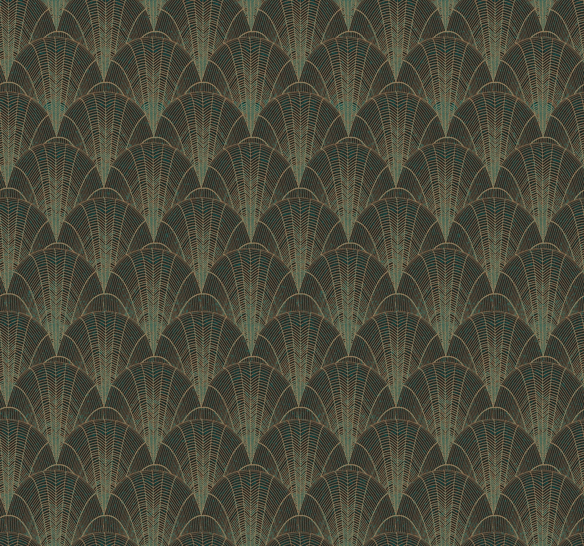 Modern Heritage Scalloped Pearls Wallpaper - SAMPLE ONLY