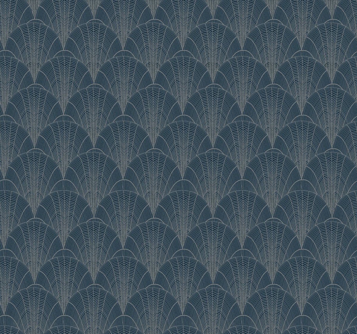 Modern Heritage Scalloped Pearls Wallpaper - SAMPLE ONLY