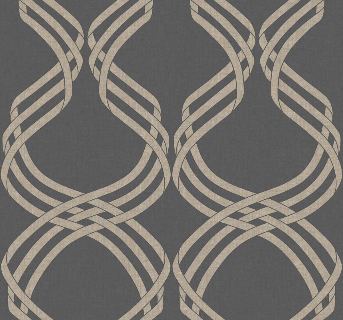 Modern Heritage Dante Ribbon Wallpaper - SAMPLE ONLY